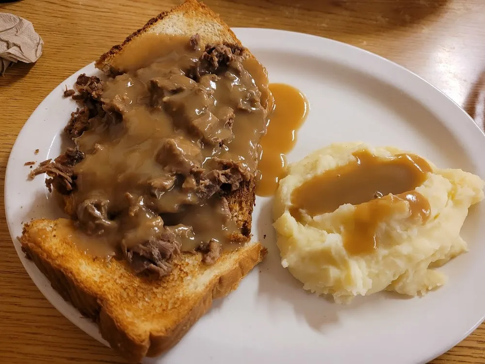 Open Face Roast Beef Sandwich